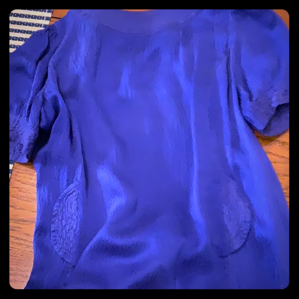 Kewt blue silk shirt circa 2009